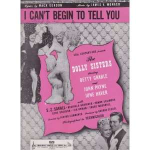   Tell You from 20th Century Fox The Dolly Sisters 