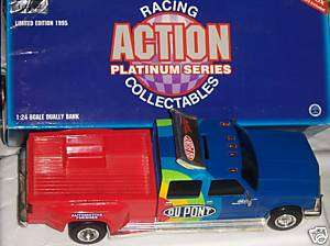 JEFF GORDON #24 DUPONT 1995 ACTION 1/24 DUALLY BANK  