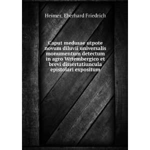   epistolari expositum Eberhard Friedrich Heimer  Books