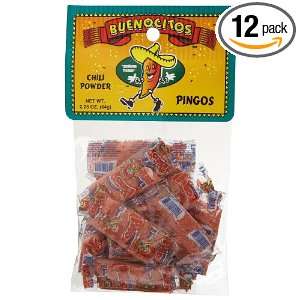 BUENOCITOS Pingos (Chili Powder), 2.25 Ounce Bags (Pack of 12)  