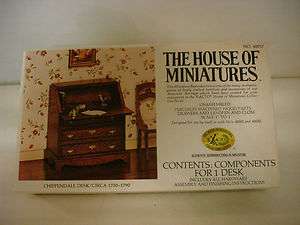 ACTO THE HOUSE OF MINIATURES CHIPPENDALE DESK CIRCA1750 1790 WOOD 