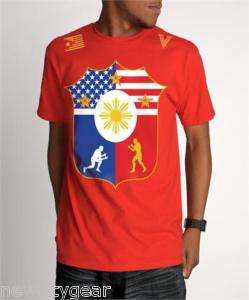 VXRSI Filipino American RED Shirt MMA Tee Size 2XL  