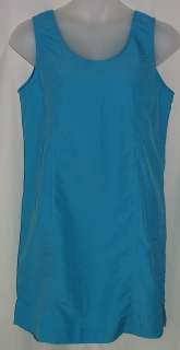 Sahalie blue water scooter dress womens size large L NEW zip dry SPF 