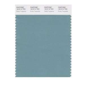  PANTONE SMART 16 5114X Color Swatch Card, Dusty Turquoise 