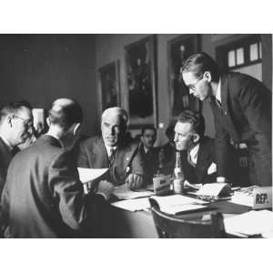  US Delegate Edward R. Stettinius Working with Other 