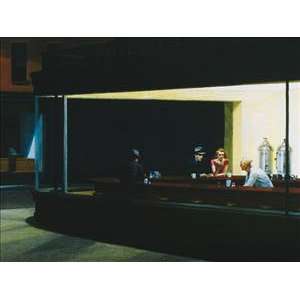  Edward Hopper 31.5W by 23.6H  Falchi della notte I 