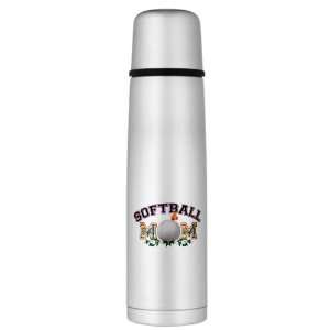  Large Thermos Bottle Softball Mom With Ivy Everything 