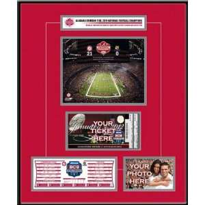   Crimson Tide 2011 BCS Champions Ticket Frame