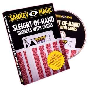  Magic DVD Sleight Of Hand With Cards by Jay Sankey Toys 