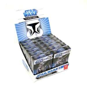  Star Wars Clone Wars Movie Playing Cards   12 Pac Case 