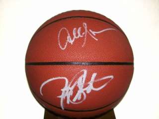Allen Iverson & Jerry Stackhouse Signed Basketball PSA  