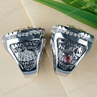 Miami Heat Dwyane Wade 06 NBA Championship Ring Replica 1pc  