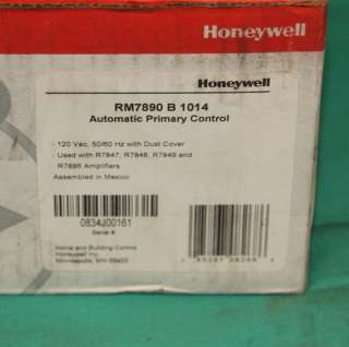 Honeywell RM7890 A 1014 Burner Control NEW  