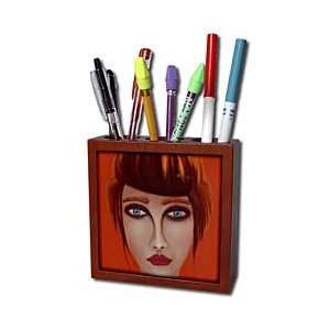  Joanna Kireli Unique Art and Paintings   Red   Tile Pen 