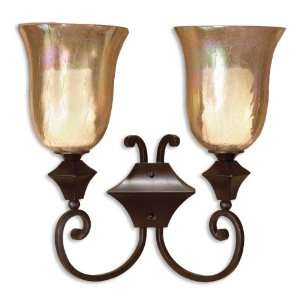  Uttermost 22421 Elba 2 Light Wall Sconce 22421