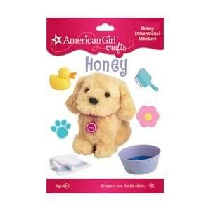  American Girl Stacked Stickers Honey; 3 Items/Order Arts 