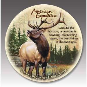 American Elk Stone Coaster Set 