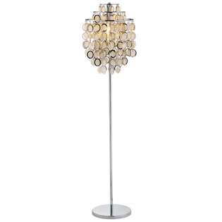   this floor lamp demands a second look its admirable shimmery lamp has