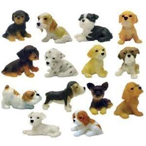 ADOPT A PUPPY Figure *Set Of 14 Collectible Cake Topper  