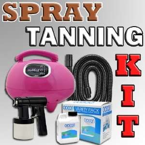 PINK Tanning Machine w/ Heat Sunless Spray Gun Equipment Kit Tampa Bay 