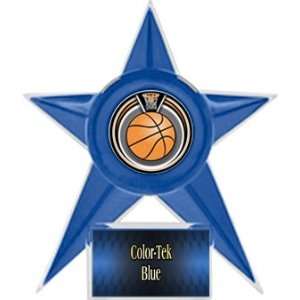 Basketball Stellar Ice 7 Trophy BLUE STAR/BLUE TEK PLATE 