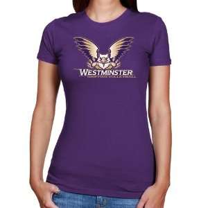   Purple Westminster Volleyball Slim Fit T shirt