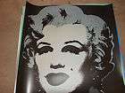 WARHOL MARILYN BLACK HUGE ART