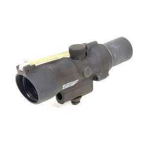  2x20mm ACOG Compact Gun Sight, Amber Dot, Black Finish 