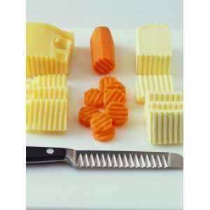 Decorating Cheese, Vegetables & Butter with Garnishing Knife Premium 