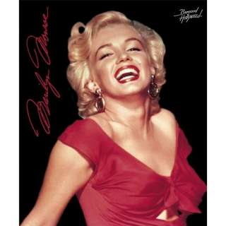 New Original Licensed Marilyn Monroe Red Dress Queen Size Mink Blanket 
