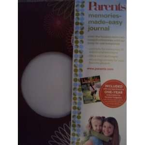  Parents Memories Made Easy Journal Toys & Games
