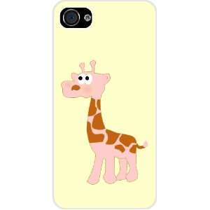  Rikki KnightTM Pink Giraffe White Hard Case Cover for 