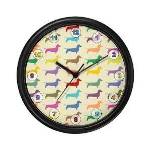 Dachshunds, Dachshunds, Dachs Dachshund Wall Clock by 