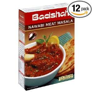 Badshah Masala, Nawabi Meat, 3.5 Ounce Box (Pack of 12)  