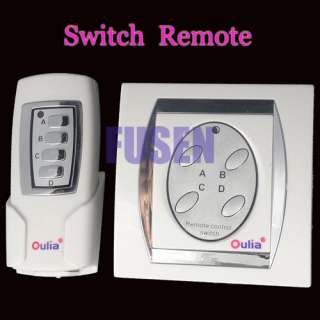 New 4 Port Digital Wireless Remote Control Wall Switch  