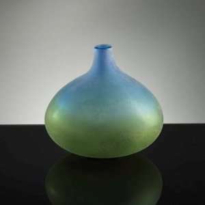  Cyan Lighting 01670 Vizio Blue and Green Vase, Blue and 