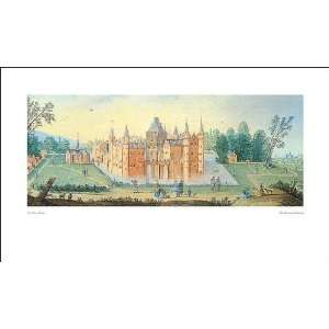  Moat At Esmond by J Van Der Hecke. Size 27 inches width 