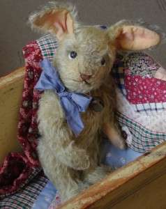 HAMPTON BEARS Alfie, cute baby Artist Easter Bunny. 12 tall  