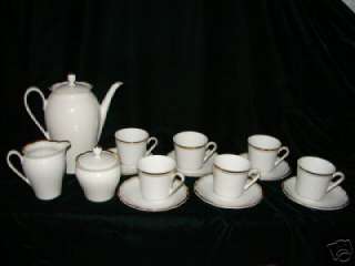 This is Beautiful ANTIQUE VINTAGE EAST GERMANY FINE CHINA TEA SET 