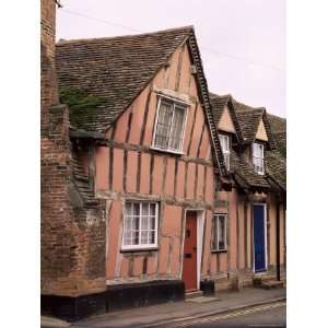 Timbered Houses, Lavenham, Suffolk, England, United Kingdom Stretched 