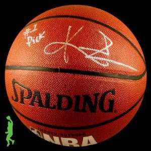 Kyrie Irving #1 Pick Signed Auto Nba Spalding Basketball Ball Duke 