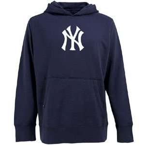  New York Yankees Big Logo Signature Hooded Sweatshirt   X 