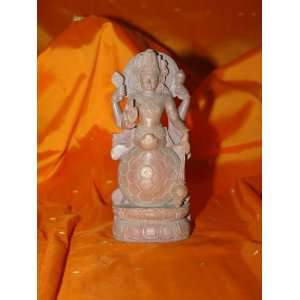  Vishnu Avatar  Kurma the Turtle Statue Carved Stone 