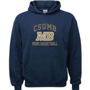 Cal State Monterey Bay Otters Navy Youth Mens Basketball Arch Hooded 