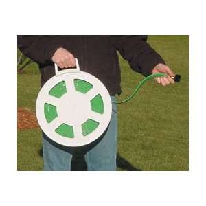  Flat Hose with Reel Patio, Lawn & Garden