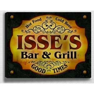  Isses Bar & Grill 14 x 11 Collectible Stretched 