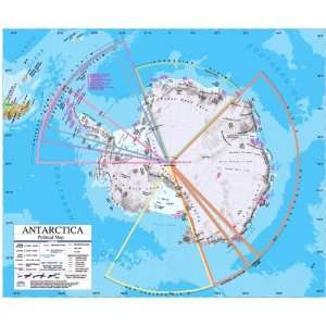  Map 762545704 Antarctica Advanced Political Classroom Wall Map 