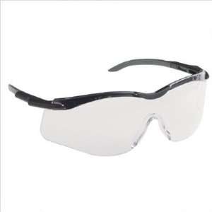 T56505Bs North Safety N Vision Safety Glassesblack & Grey Frame Smoke