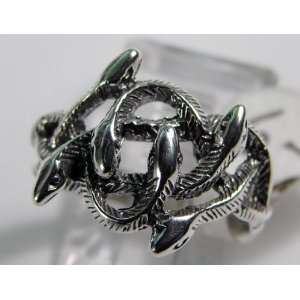  A Nest of VipersSterling Silver Ring Jewelry