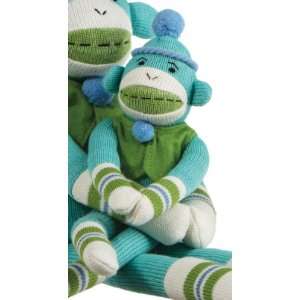  FINNEGAN Blue Sock Monkey Yarn 11 MONKEEZ Kids Love Him 